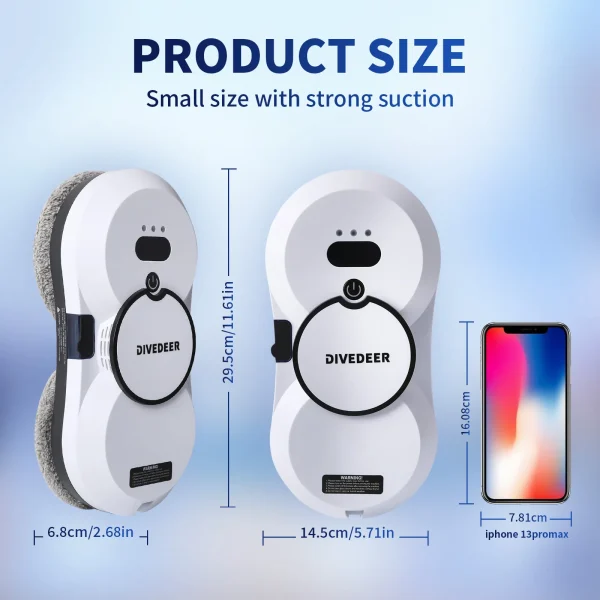 Water spray window cleaning robot intelligent high-rise double-sided brushless motor glass cleaner spray type - Image 4