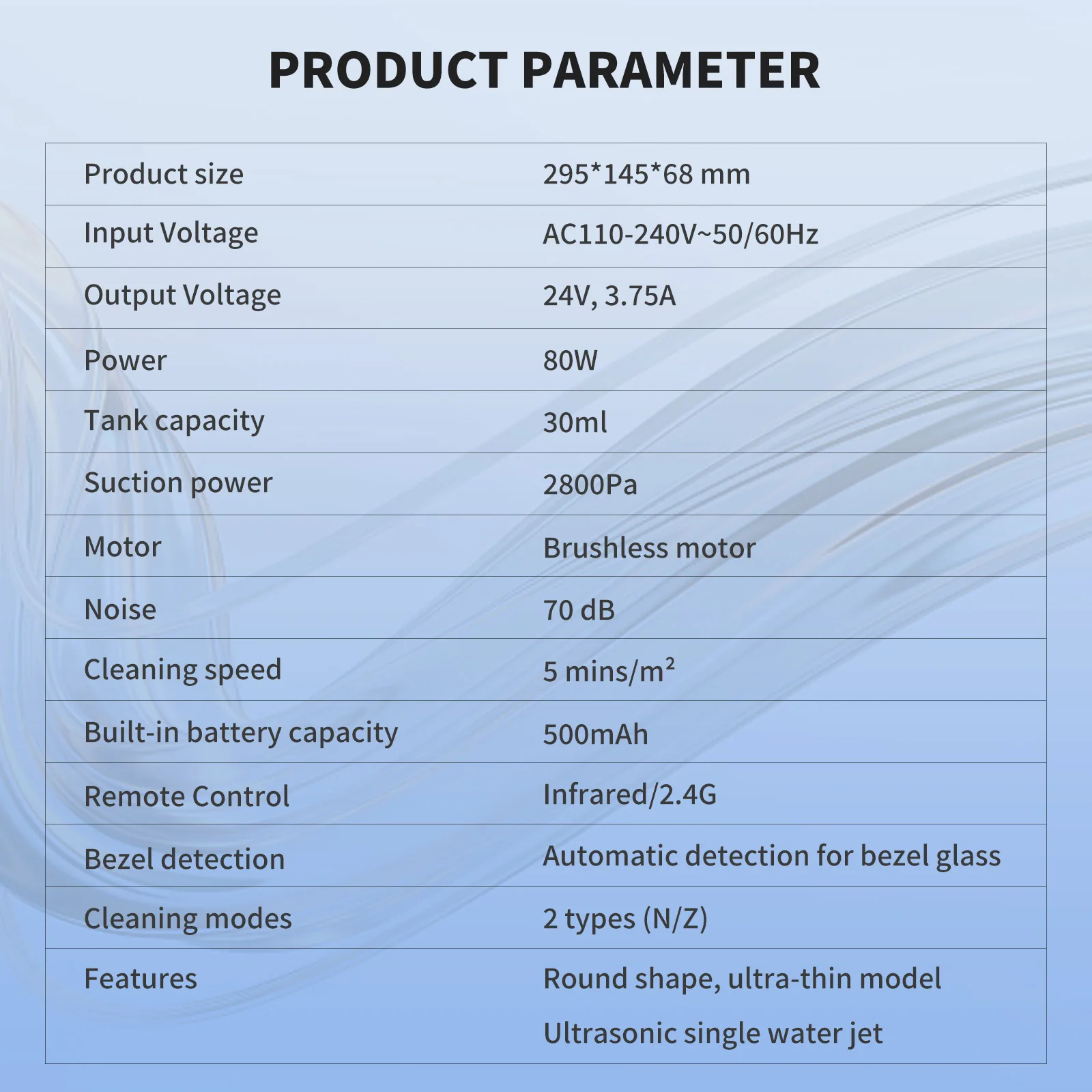 DIVEDEER Water spray window cleaning robot intelligent high-rise double-sided brushless motor glass cleaner spray type