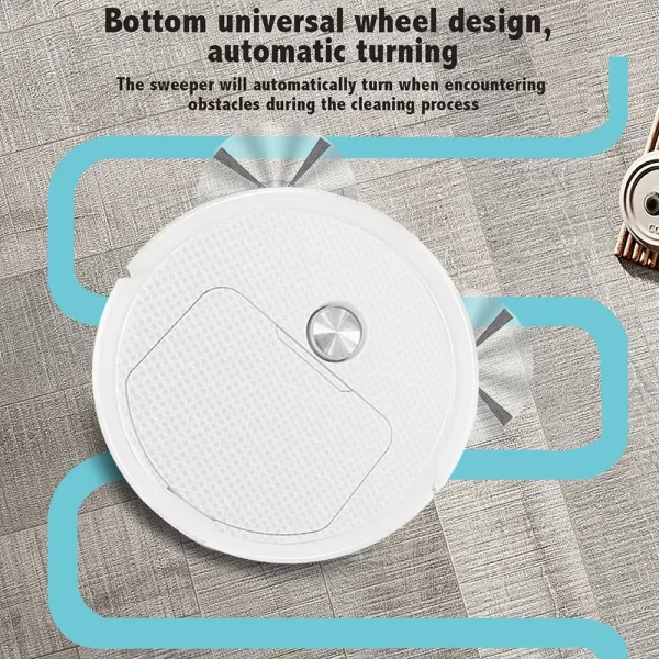 NEW 3 In 1 Smart Sweeping Robot Home Mini Sweeper Sweeping and Vacuuming Wireless Vacuum Cleaner Sweeping Robots For Home Use - Image 5