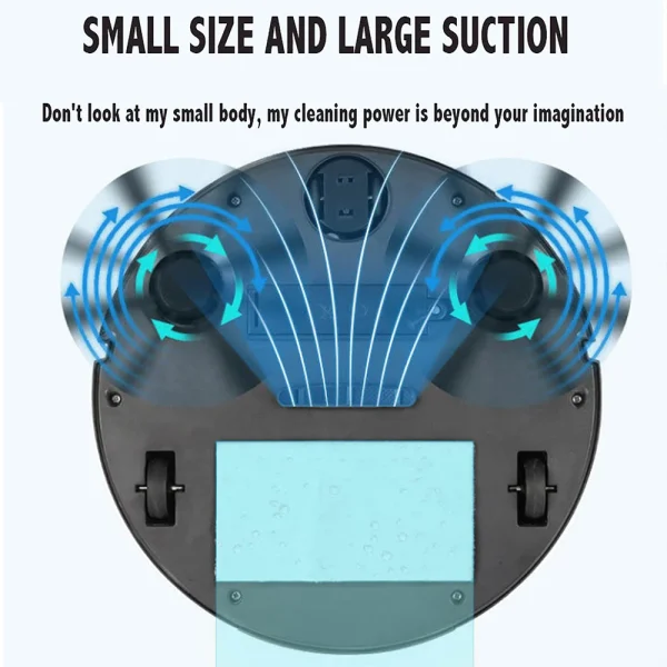 NEW 3 In 1 Smart Sweeping Robot Home Mini Sweeper Sweeping and Vacuuming Wireless Vacuum Cleaner Sweeping Robots For Home Use - Image 4