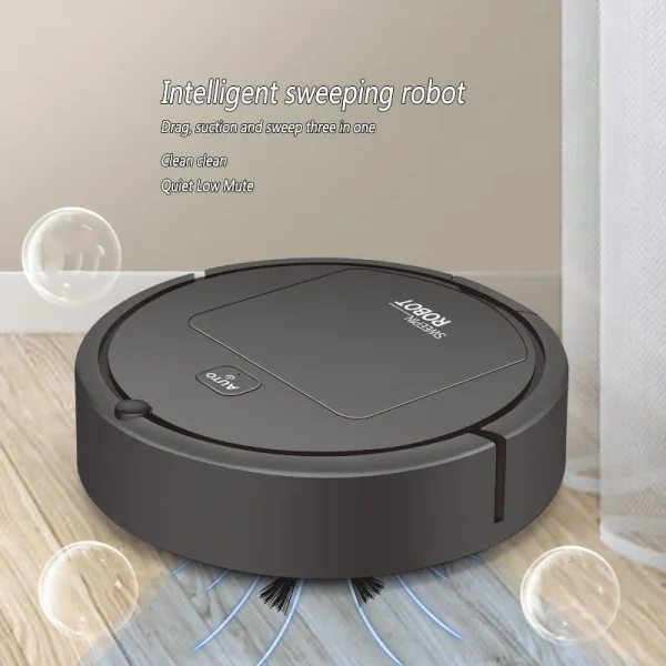New Automatic Robot Vacuum Cleaner Smart Sweeping Dry Wet Cleaning Machine Charging Intelligent Vacuum Cleaner for Home - Image 2