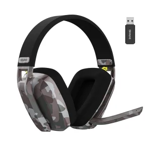 BW06 2.4GHz Wireless Gaming Headset with Mic for PS5 PS4 PC Mac Play-station Bluetooth Gaming Headset with Microphone