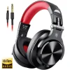 Wired Over Ear Headphone With Mic Studio DJ Headphones Professional Monitor Recording & Mixing Headset For Gaming