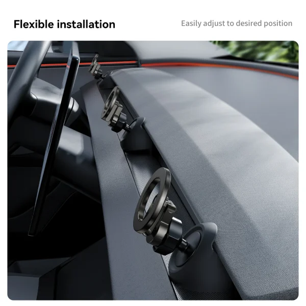 Tesla Magnetic Car Phone Holder 2025 Model 3 Y Highland Juniper Air Vent Mount Car Bracket Stand 360 Degree Rotatable - Image 6