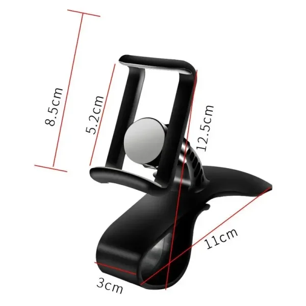Car Phone Holder Stand Universal Dashboard Car Clip Mount GPS Bracket Car Mobile Phone Support in Car For iPhone Xiaomi Samsung - Image 4