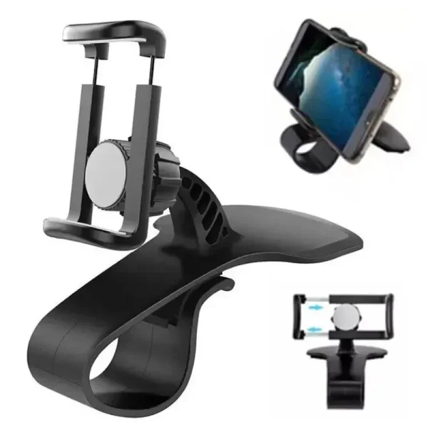Car Phone Holder Stand Universal Dashboard Car Clip Mount GPS Bracket Car Mobile Phone Support in Car For iPhone Xiaomi Samsung - Image 3