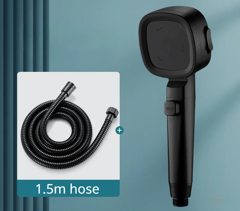 Black with hose