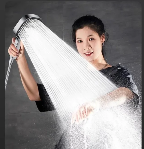 13CM Large Panel 3 Modes Shower Head High Pressure Water Massage Shower Head With Filter Element Bathroom Accessories