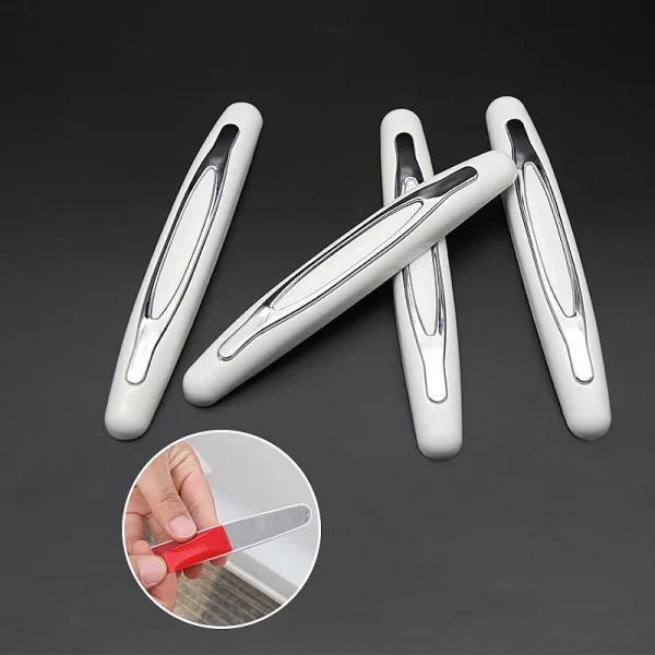 Car Door Protector Guard Strip Scratch Protector Car Rubber Bumper Stickers Auto Door Edge Protection Car Decoration - Image 2