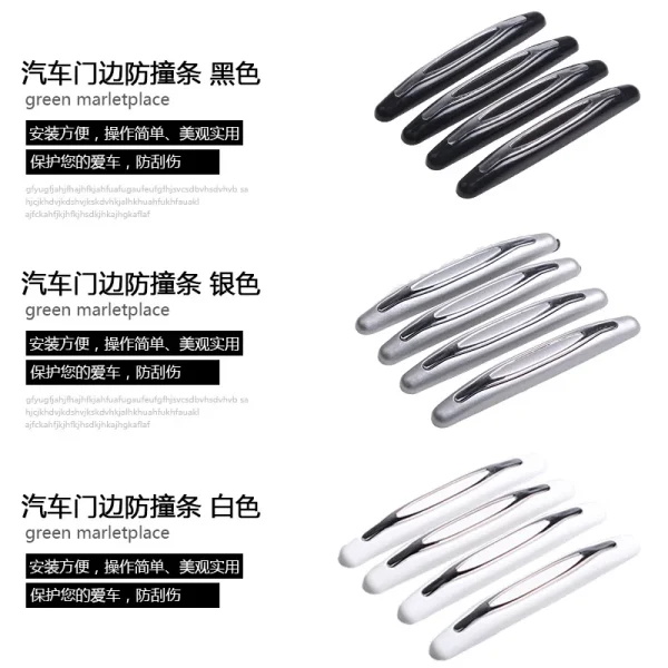 Car Door Protector Guard Strip Scratch Protector Car Rubber Bumper Stickers Auto Door Edge Protection Car Decoration - Image 3