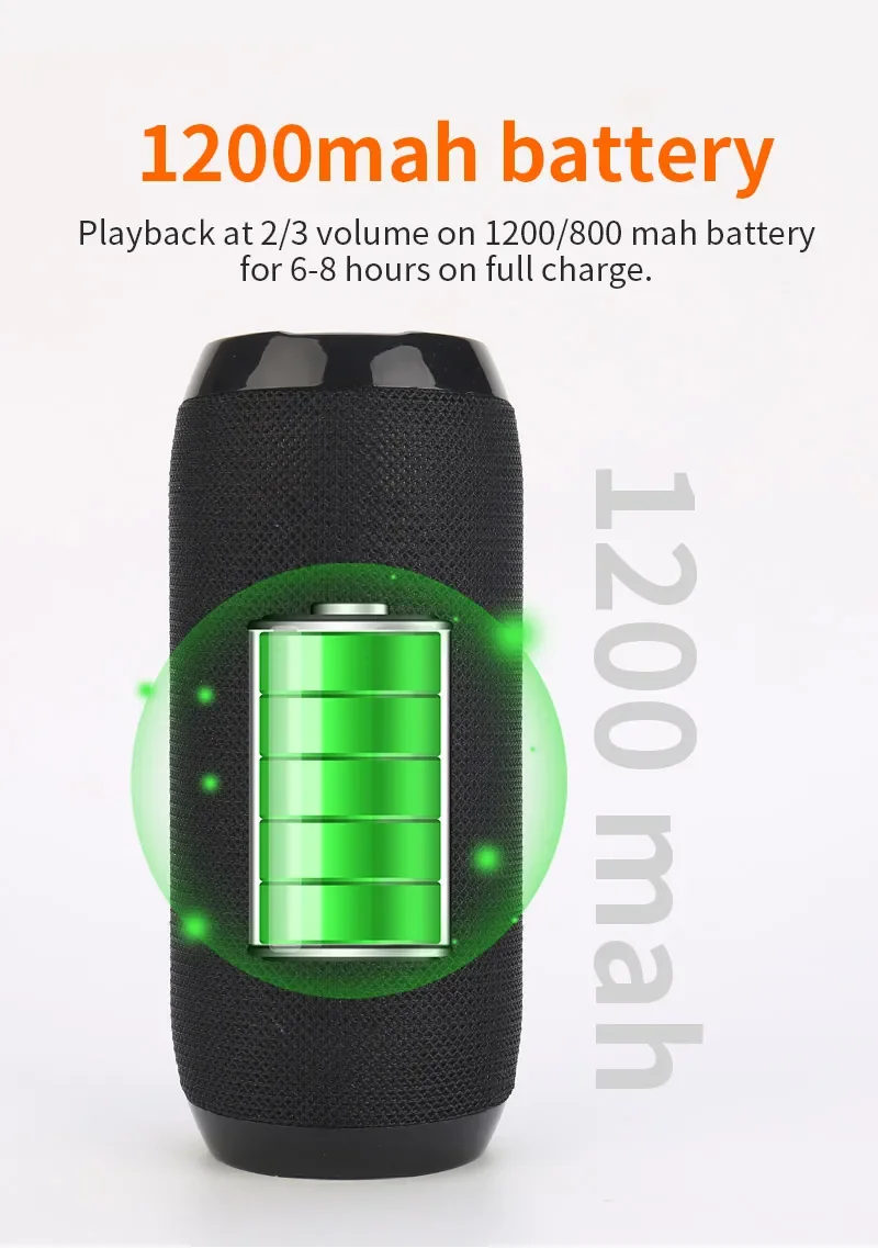 Portable Speaker Wireless Bluetooth-compatible Subwoofer Outdoor Waterproof Loudspeaker Stereo Surround Support FM RadioTF Portable Speaker Wireless Bluetooth-compatible Subwoofer Outdoor Waterproof Loudspeaker Stereo Surround Support FM RadioTF