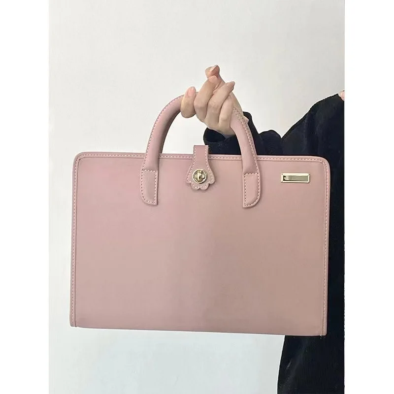 Laptop Sleeve Pink Notebook Bag for Girls Protective Case with Handle Cute Computer Cover for 14/16 Inch Laptop laptop case