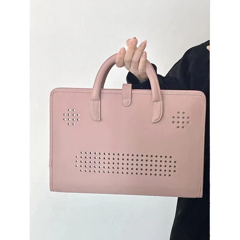 Laptop Sleeve Pink Notebook Bag for Girls Protective Case with Handle Cute Computer Cover for 14/16 Inch Laptop laptop case