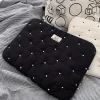Soft and cute puffy laptop sleeve for girls, fits MacBook Air 13 inch, 13–14 inch laptops, 15–16 inch notebooks, and 9–11 inch tablets, with stylish design and protective padded interior.