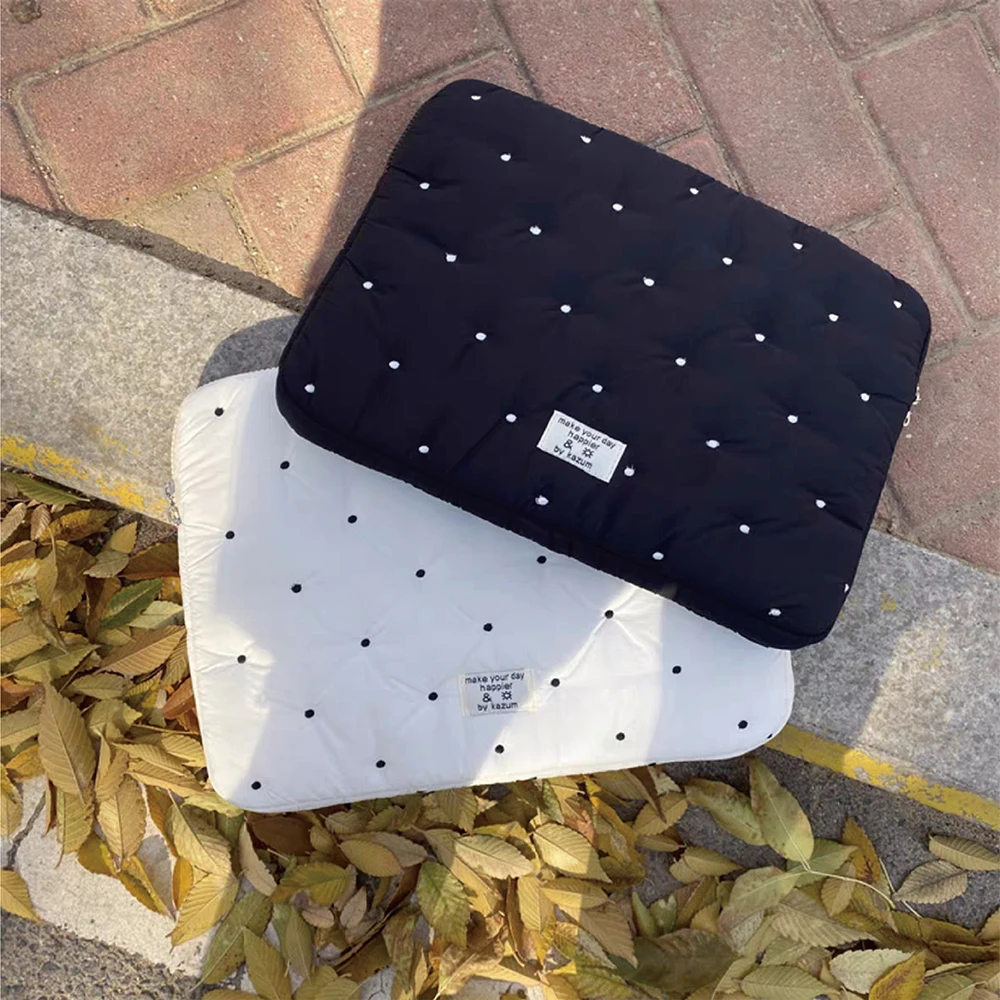 Laptop bag for macbook air 13 case 13-14 Inch puffy notebook pouch 15-16Inch Cute laptop sleeve 9-11 Inch Tablet Sleeve girl bag