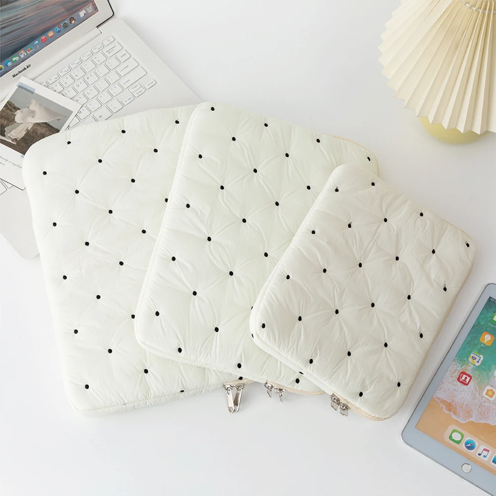 Laptop bag for macbook air 13 case 13-14 Inch puffy notebook pouch 15-16Inch Cute laptop sleeve 9-11 Inch Tablet Sleeve girl bag