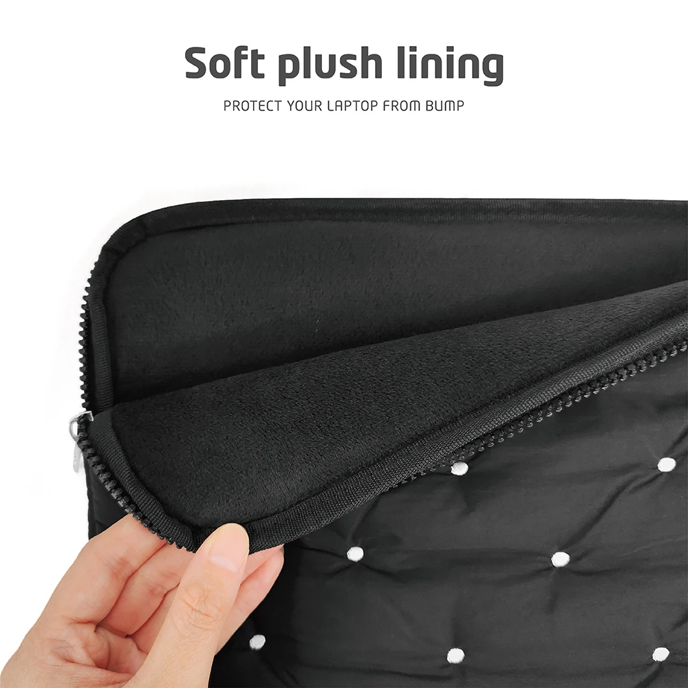 Laptop bag for macbook air 13 case 13-14 Inch puffy notebook pouch 15-16Inch Cute laptop sleeve 9-11 Inch Tablet Sleeve girl bag