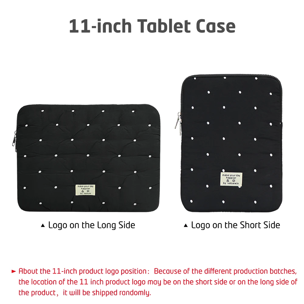 Laptop bag for macbook air 13 case 13-14 Inch puffy notebook pouch 15-16Inch Cute laptop sleeve 9-11 Inch Tablet Sleeve girl bag