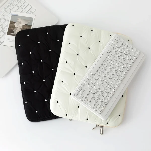 Laptop bag for macbook air 13 case 13-14 Inch puffy notebook pouch 15-16Inch Cute laptop sleeve 9-11 Inch Tablet Sleeve girl bag - Image 2