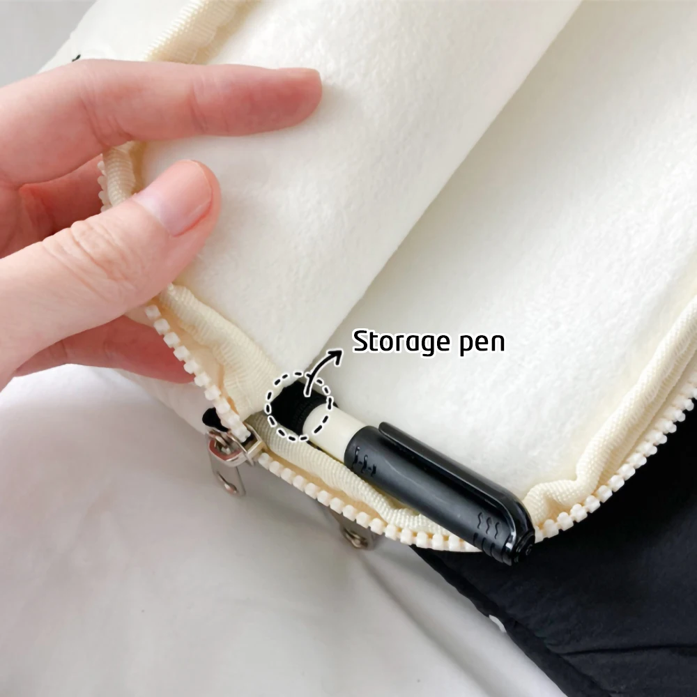 Laptop bag for macbook air 13 case 13-14 Inch puffy notebook pouch 15-16Inch Cute laptop sleeve 9-11 Inch Tablet Sleeve girl bag
