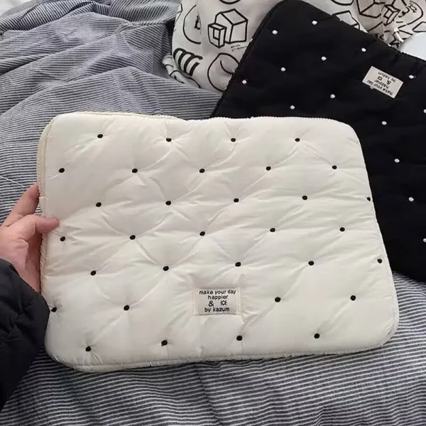 Laptop bag for macbook air 13 case 13-14 Inch puffy notebook pouch 15-16Inch Cute laptop sleeve 9-11 Inch Tablet Sleeve girl bag - Image 5