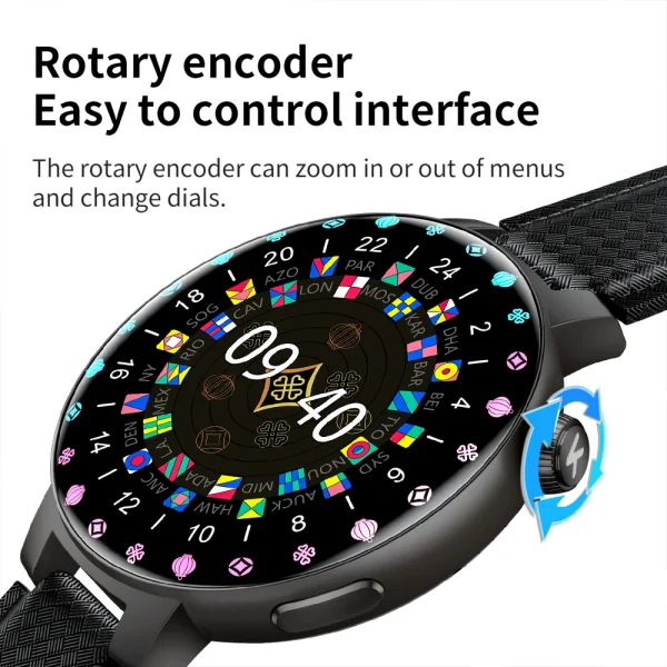 KUMI GT6 Pro 1.3" 360*360 AMOLED Smart watch 100+Sport Modes IP68 waterproof Bluetooth call Sleep Healthy Monitor for iOSAndroid - Image 6