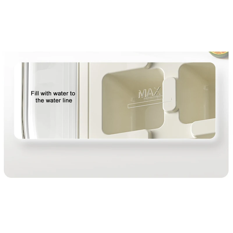 Ice Covered Tray - Freezer Overflow Free Ice Tray - Dual Purpose Curling With Straw - Freezer With Zip Ties - Contactless Tray