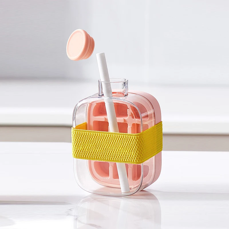 Pink 500ml straw