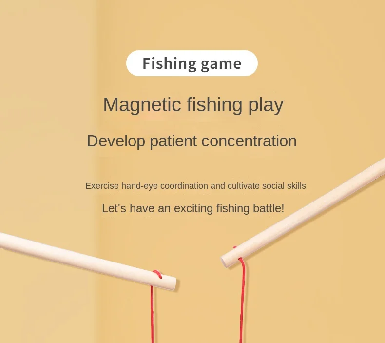 Montessori Wooden Fishing Toys For Children Cartoon Marine Life Cognition Fish Games Parent-Child Interactive Educational Toy Montessori Wooden Fishing Toys For Children Cartoon Marine Life Cognition Fish Games Parent-Child Interactive Educational Toy