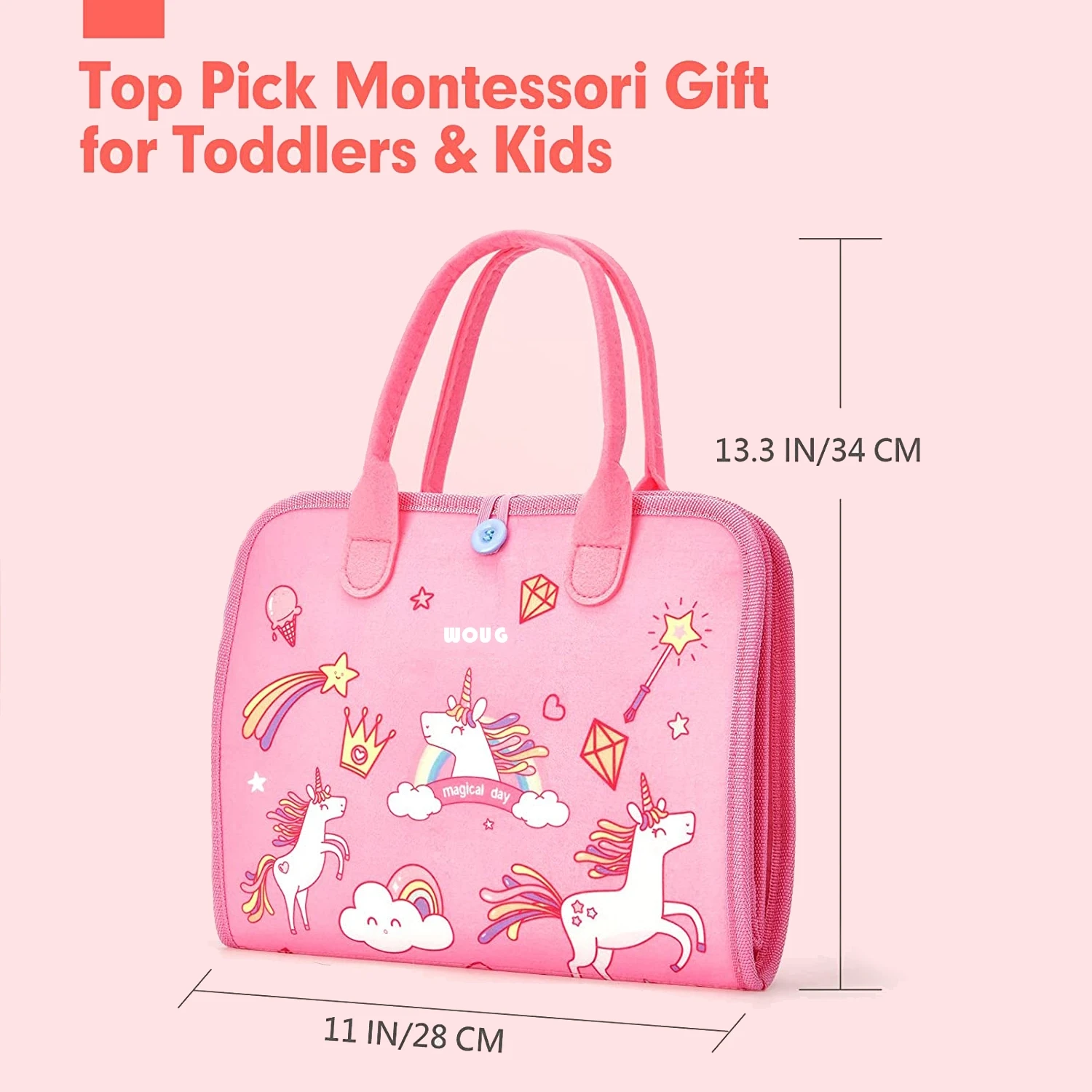 Montessori Toddler Busy Board,Autism Sensory Toys，Educational Activity Motor Skills Baby, Life Skills Learning Toys for Kids