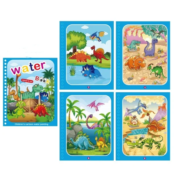NEW Kids Magic Water Drawing Books Coloring Books Painting Toys for Kids Birthday Christmas New Year Gift for Boys and Girls NEW - Image 3
