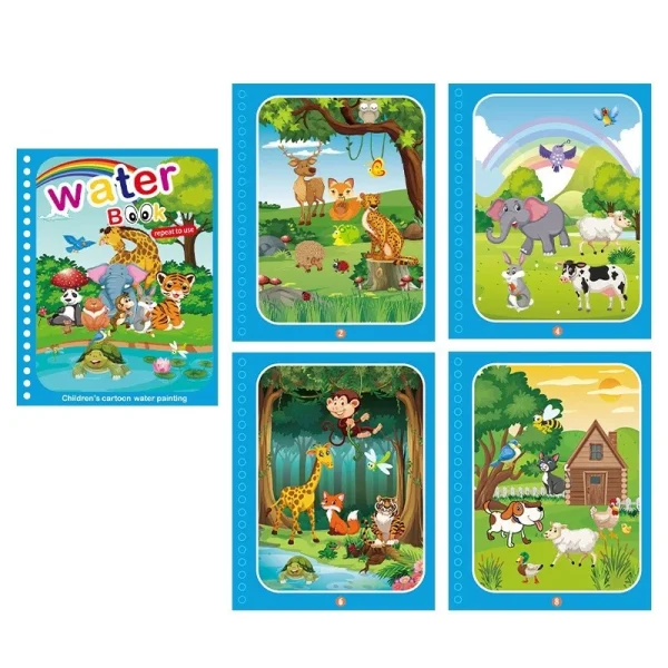 NEW Kids Magic Water Drawing Books Coloring Books Painting Toys for Kids Birthday Christmas New Year Gift for Boys and Girls NEW - Image 5