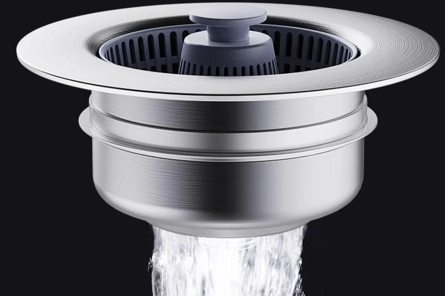 ZEXEF 3 in 1 Pop Up Sink Filter ABS Kitchen Sink Strainer Drain Basket Stopping Blockage Bouncing Core Leak-proof Plug Cover