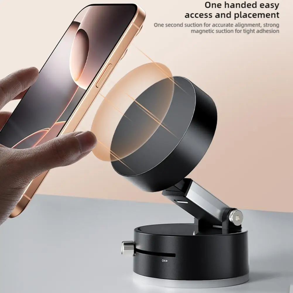 Double Sided Suction Cup Magnetic Phone Holder Lazy Multi-functional Foldable Storage Holder Vacuum Suction Phone Holder Double Sided Suction Cup Magnetic Phone Holder Lazy Multi-functional Foldable Storage Holder Vacuum Suction Phone Holder