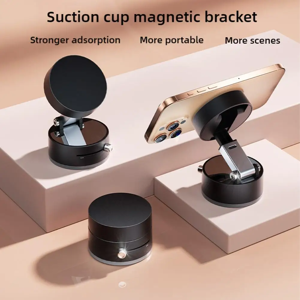 Double Sided Suction Cup Magnetic Phone Holder Lazy Multi-functional Foldable Storage Holder Vacuum Suction Phone Holder Double Sided Suction Cup Magnetic Phone Holder Lazy Multi-functional Foldable Storage Holder Vacuum Suction Phone Holder