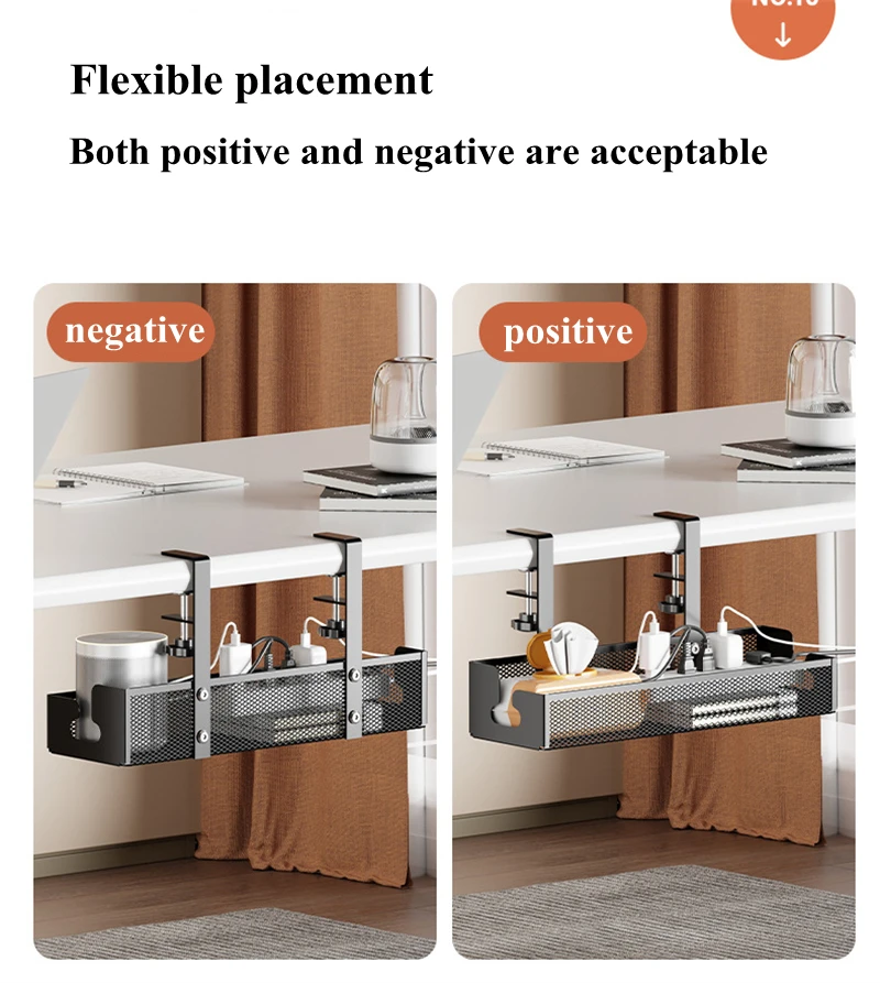 No Drilling Extendable Under Desk Cable Management Metal Cable Tray Under Desk With Clamp Retractable Power Strip Cord Holder No Drilling Extendable Under Desk Cable Management Metal Cable Tray Under Desk With Clamp Retractable Power Strip Cord Holder