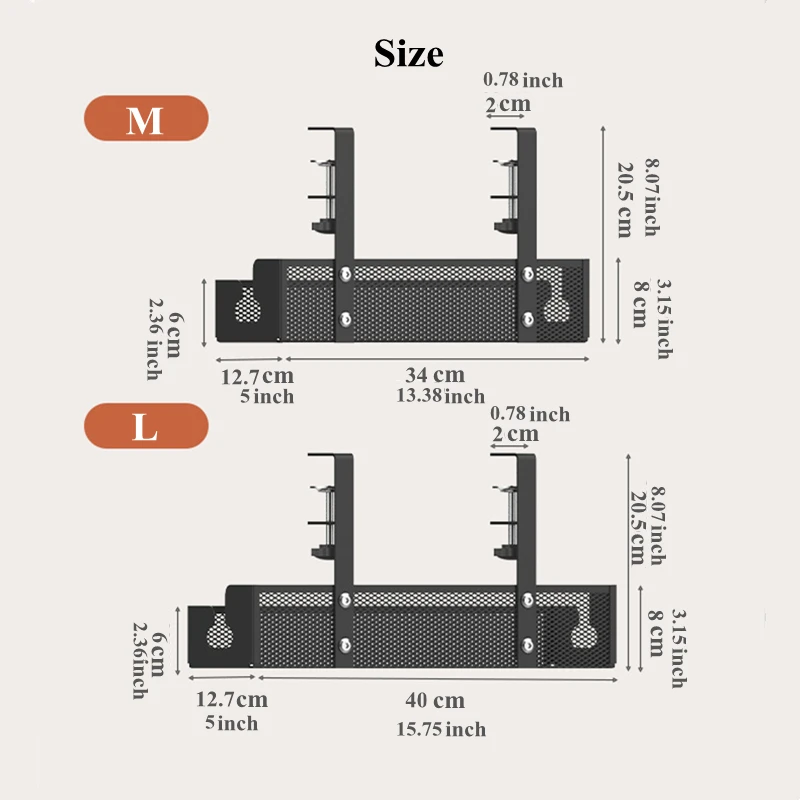 No Drilling Extendable Under Desk Cable Management Metal Cable Tray Under Desk With Clamp Retractable Power Strip Cord Holder No Drilling Extendable Under Desk Cable Management Metal Cable Tray Under Desk With Clamp Retractable Power Strip Cord Holder