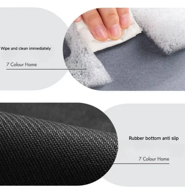 Bathroom Absorbent Floor Mat, Anti Slip Diatomaceous Mud Foot Mat, Quick Drying Toilet, Anti Fall Toilet Door Mat, Foot Mat - Image 2