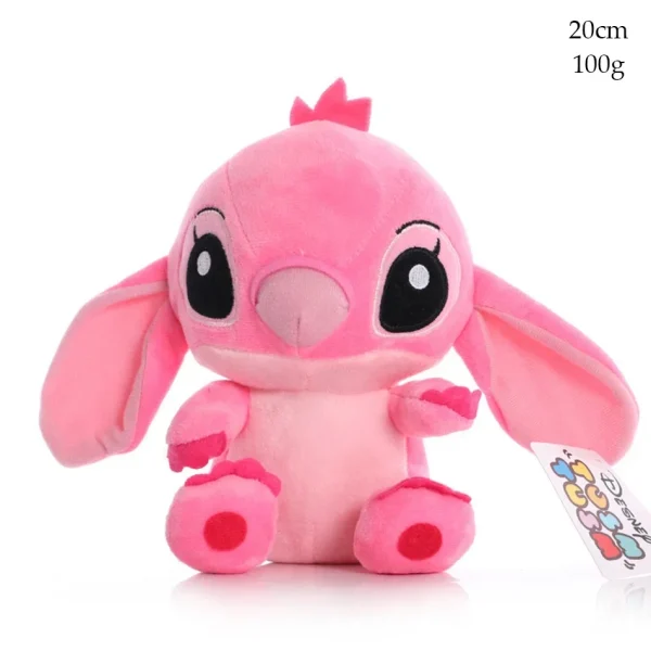 Disney Cartoon Blue Pink Stitch Plush Dolls Anime Toys Lilo and Stitch 20CM Stich Plush Stuffed Toys Christmas Gifts for Kids - Image 4