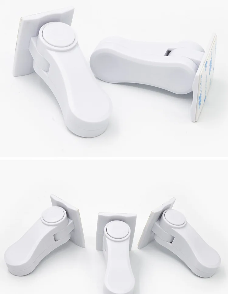 Universal Door Lever Lock Child Baby Safety Lock Rotation Proof Professional Door Adhesive Security Latch Multi-functional