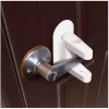 Door lever lock for child safety and baby-proofing