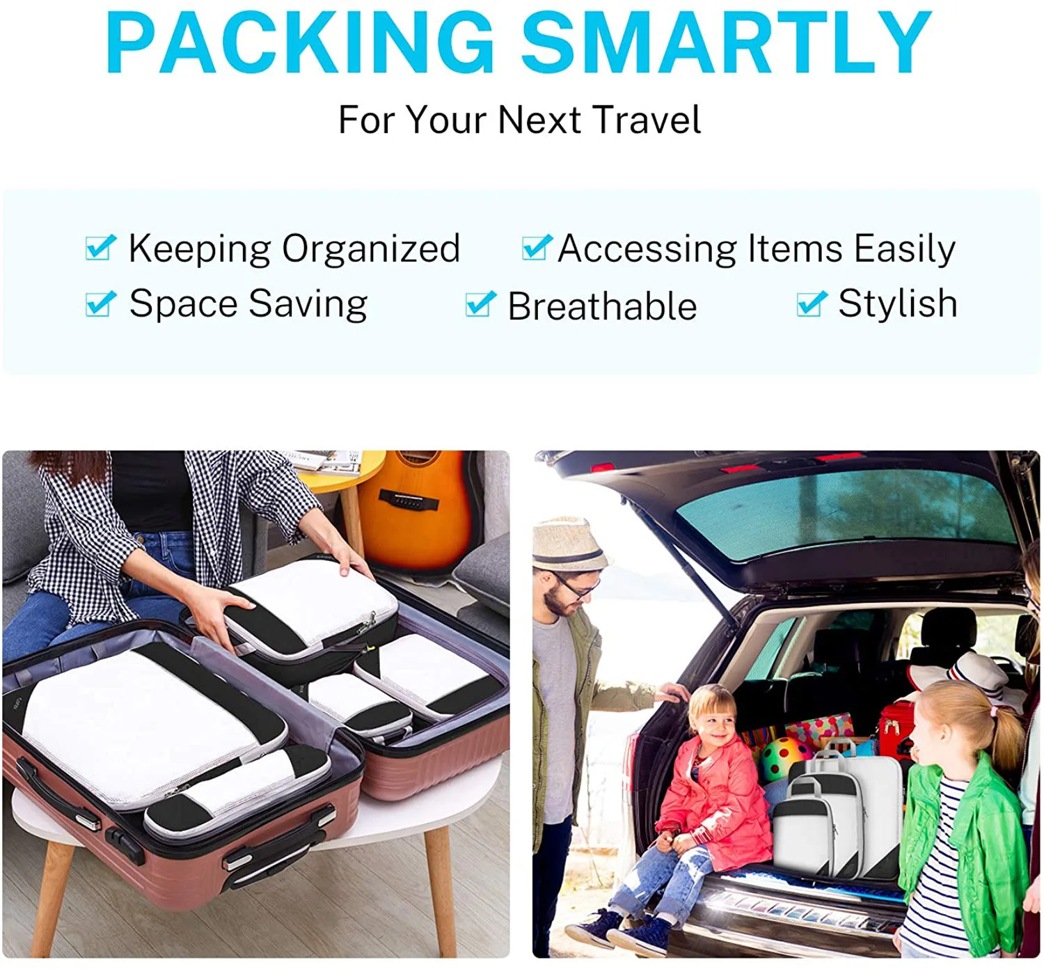 6PCS Travel Compressed Packing Cubes Storage Organizer Set With Shoe Bag Mesh Visual Luggage Portable Lightweight Suitcase Bag 6PCS Travel Compressed Packing Cubes Storage Organizer Set With Shoe Bag Mesh Visual Luggage Portable Lightweight Suitcase Bag