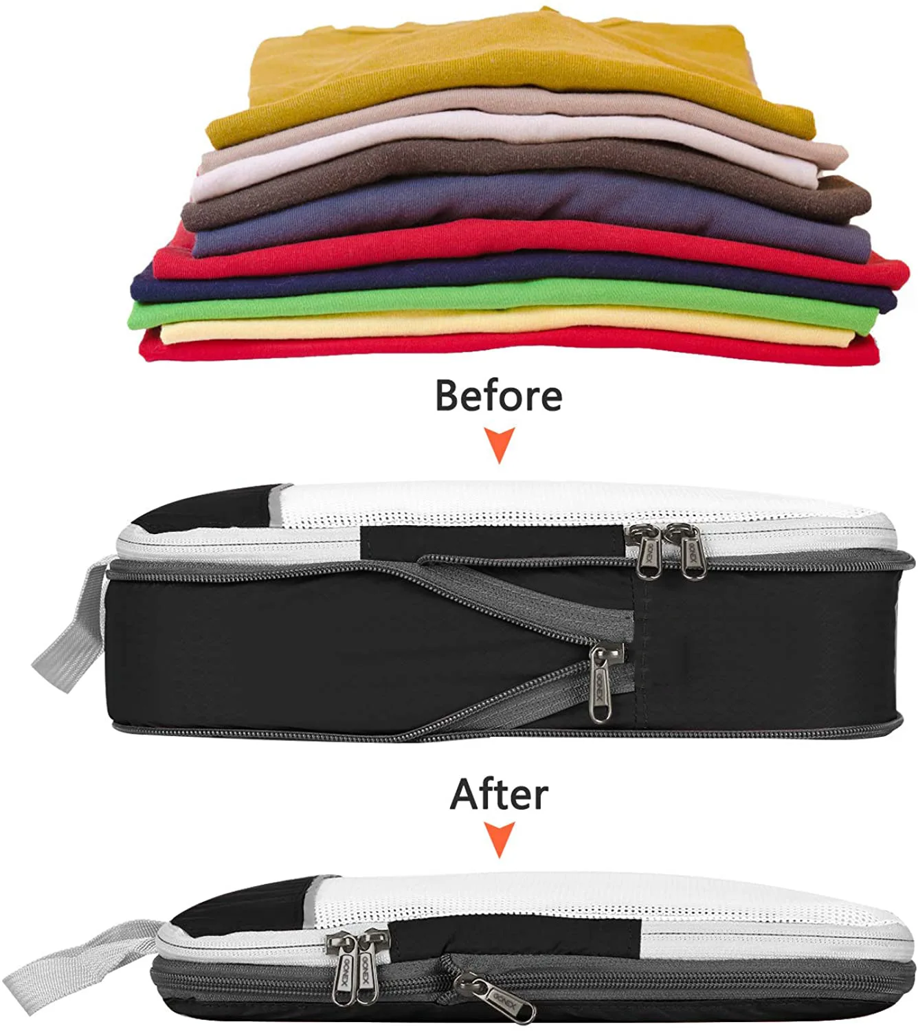 6PCS Travel Compressed Packing Cubes Storage Organizer Set With Shoe Bag Mesh Visual Luggage Portable Lightweight Suitcase Bag 6PCS Travel Compressed Packing Cubes Storage Organizer Set With Shoe Bag Mesh Visual Luggage Portable Lightweight Suitcase Bag