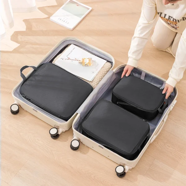 3Pcs Travel Storage Bag Travel – Multifunctional Storage Bag, Waterproof Luggage Pouch, Nylon Portable Luggage Organisers - Image 6