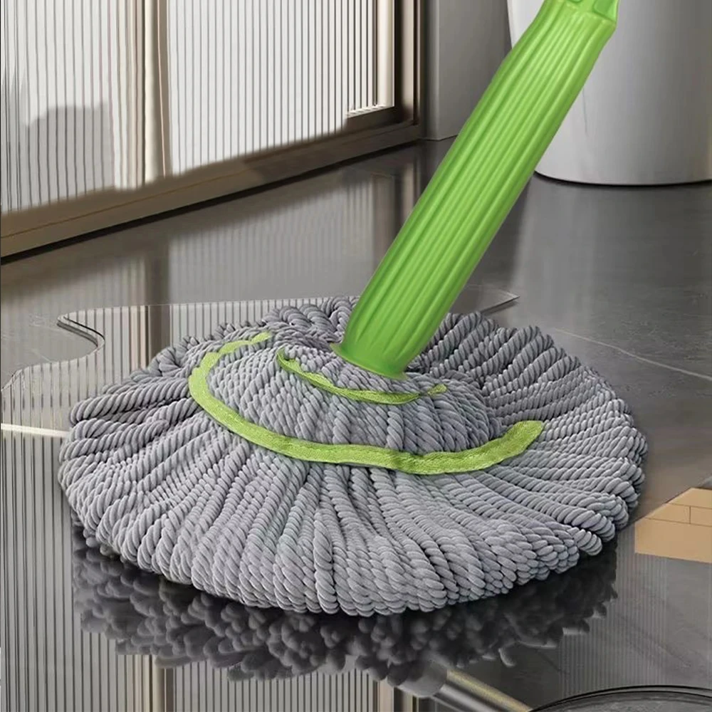 Dehydrated Mop 2in1 Handheld Long Microfiber Floor Mop Handle Cleaning Agent Wet and Dry Mop for Kitchen Hardwood Restaurants