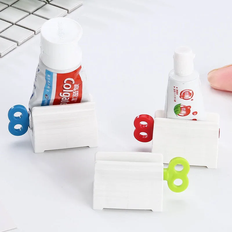Toothpaste Holder Portable Manual Squeeze Tools Toothpaste Tube Facial Cleanser Dispenser Holder Squeezer