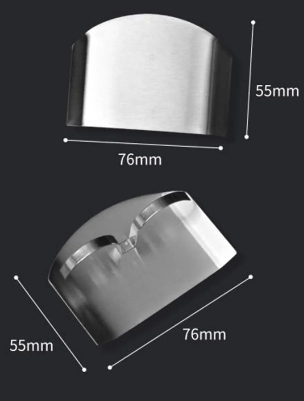 Kitchen Tool Accessories Stainless Steel Finger Guard Safety Vegetable Cutter Hand Guard Tool Kitchen Cut Finger Protector Tool